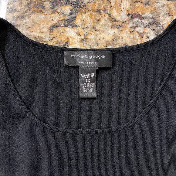 3X Black Ladies Sleeveless Tank Shell - Picture 3 of 3